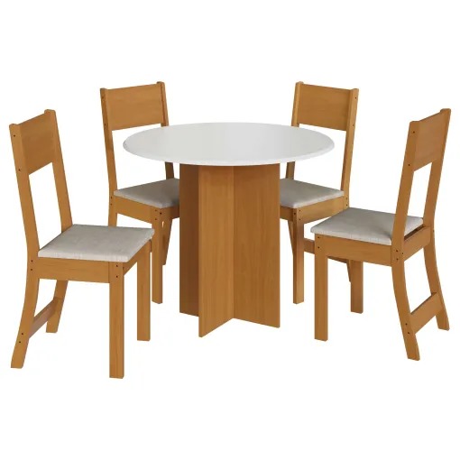 MESA ALICE REDONDA 90X90