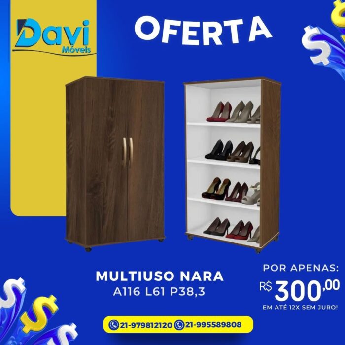 MULTIUSO/SAPATEIRA NARA