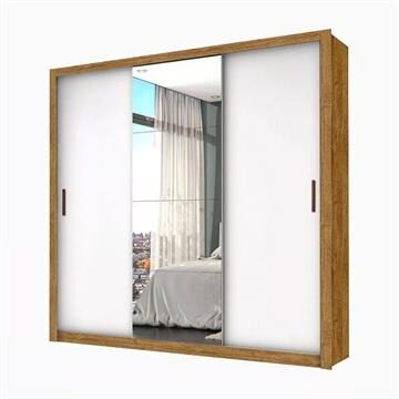 GUARDA ROUPA CLARA PLUS GOLD - CARIOCA MOVEIS