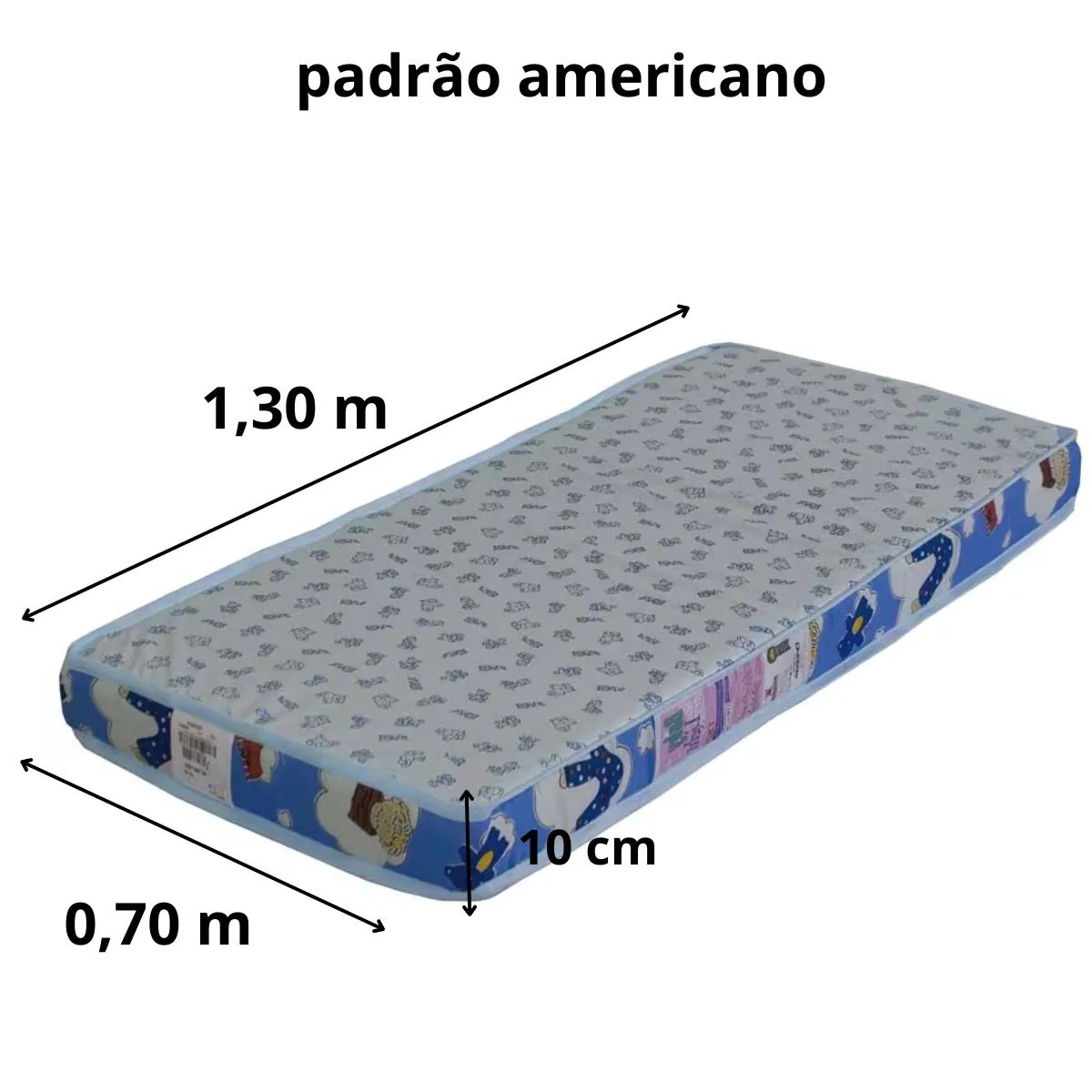 COLCHÃO BABY AMERICANO D18 70X130 - Imagem 2