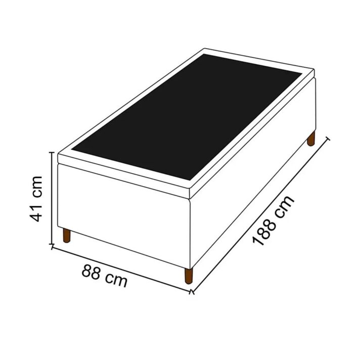 BASE BOX BAU SOLTEIRO - Imagem 2