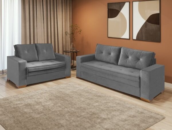 CONJUNTO SOFÁ TOQUIO 2X3 LUGARES