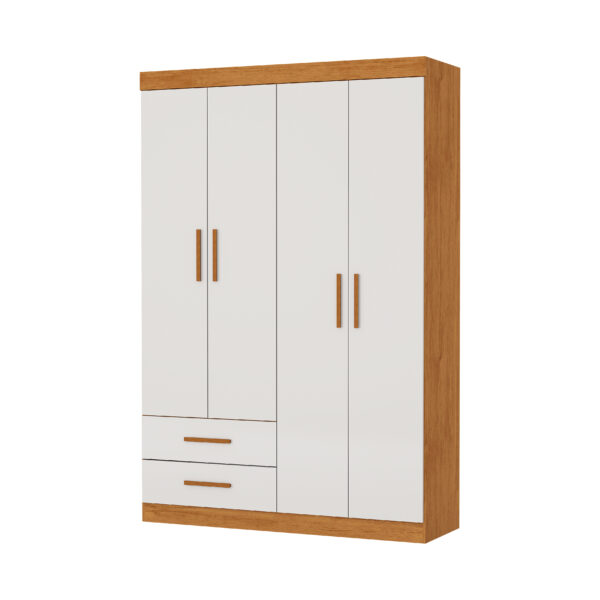 ROUPEIRO HERCULES 4 PORTAS + 2 GAVETAS SEM ESPELHO