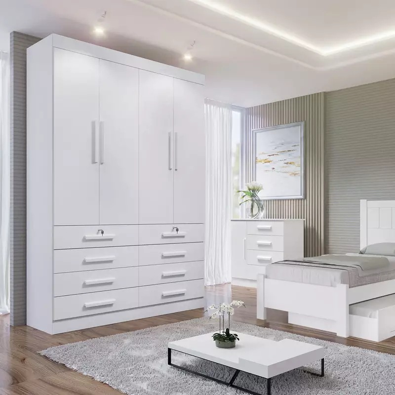 ROUP. MÔNACO 4 PORTAS E 8 GAVETAS - Imagem 3