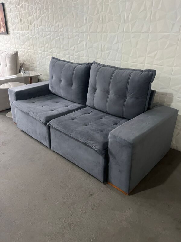SOFÁ RETRÁTIL ALEMANHA CINZA