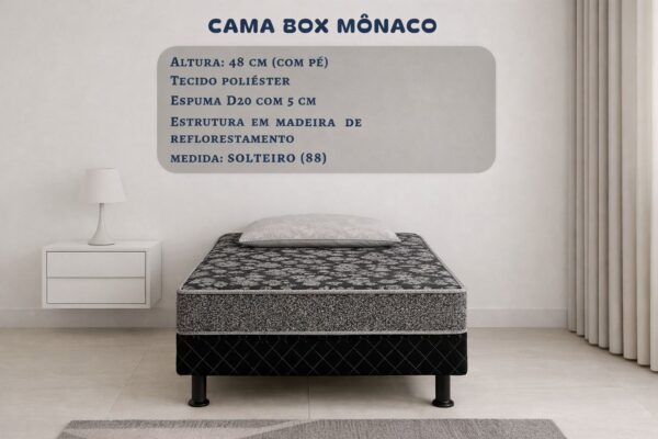 CAMA MÔNACO SOLTEIRO