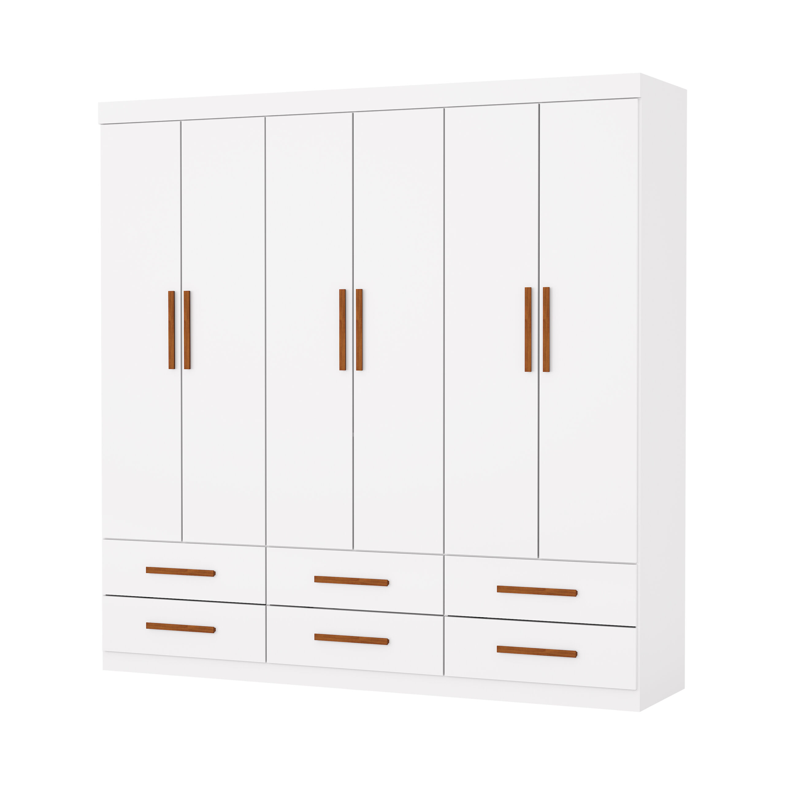 GUARDA ROUPA DALLAS 6PT 6GAV - Imagem 2