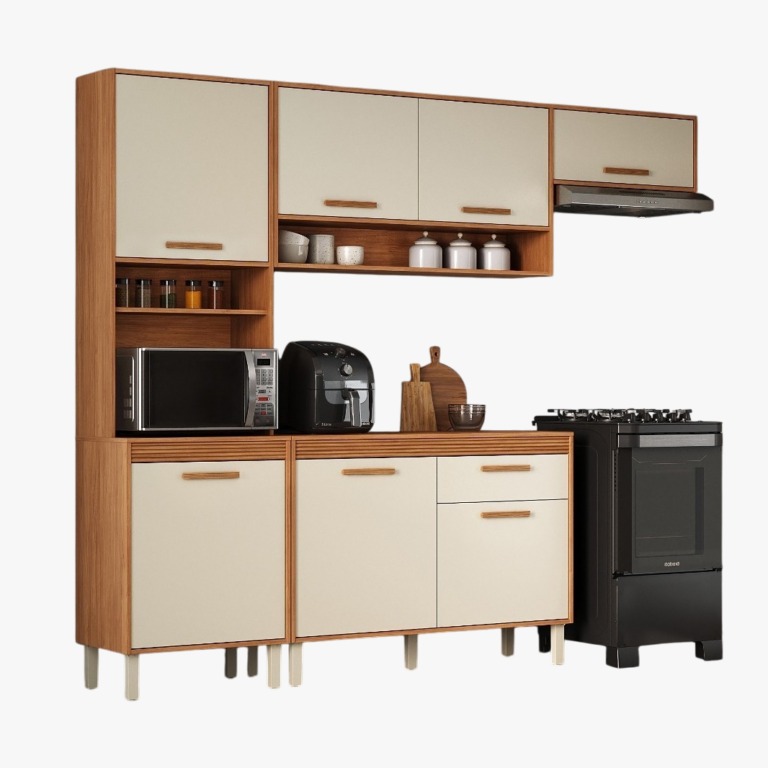 COZINHA COMPLETA CANELA (4 PEÇAS) - Imagem 3
