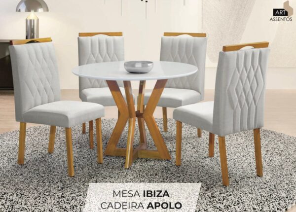 MESA IBIZA 1,00 REDONDA